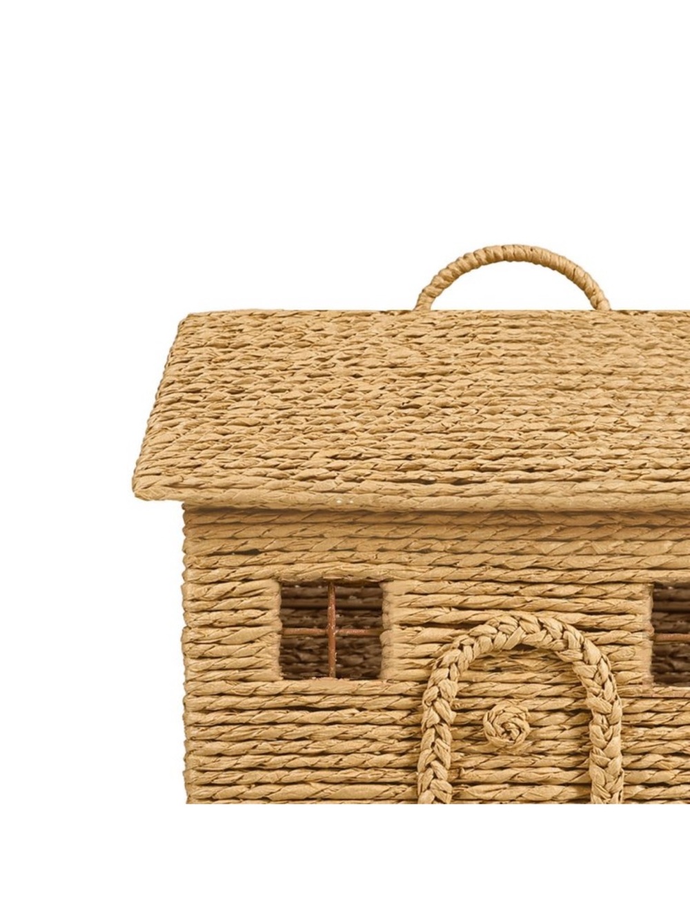 Woven House Storage + Lid - Picture 3 of 3